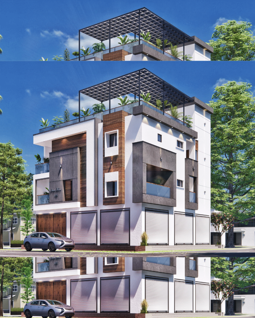 Showcase of completed home exterior highlighting premium construction work