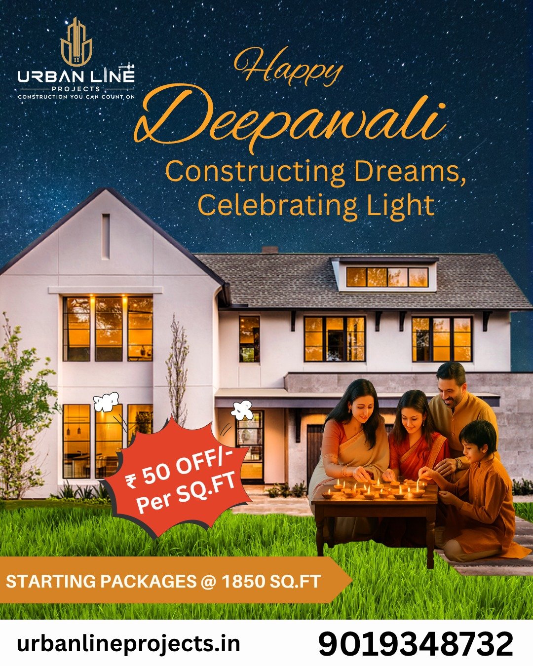 Deepawali construction offer