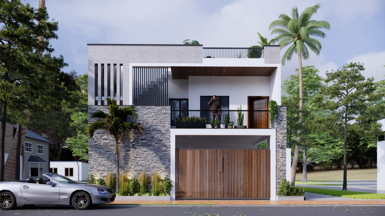 Completed elevation of Urbanline projects