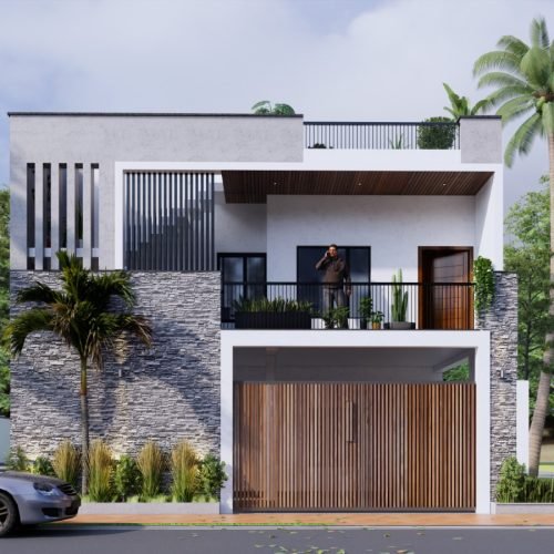 Completed elevation of Urbanline projects